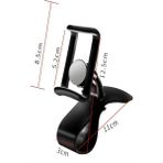 Carnivalland Car Phone Holder Nesil Torpido Üstüne Takılan 360 Oynar Başlı Akrobat Telefon Tutucu - Siyah
