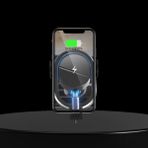 Carnivalland Iphone 12/13/14/15 Uyumlu Magnetik Araç Içi Hızlı Şarj Kablosuz Telefon Tutucu Standı Magsafe Özellikli - Siyah