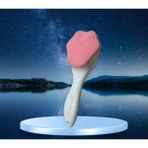 Carnivalland Premium Yüz Temizleme Peeling Masaj Aleti, Peeling Fırçası Yüz Cilt Temizleyici Silikon 1 Adet - PEMBE