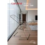 Carolina Gri Kalın Borulu Çamaşır Kurutmalık 8mm 310 Metal