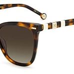 CAROLINA HERRERA Kadın Ch 0044/S Güneş Gözlüğü, Havana Fildişi, 55 mm
