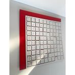 Çarp & Yerleştir Yap & Boz Puzzle Abaküs 6mm Ahşap Lazer Kesim - 33*33