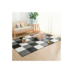 CARPAZAR 9 Parça Set 33x33 13mm Tatami 100x100 Kurulumlu Oyun Spor Halısı Minderi Puzzle Minder Zemin Kaplama