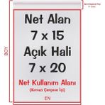 CarpCorn 7x15+5 Cm. (7*20) 100 Adet - Şeffaf Bantlı Yapışkanlı Opp Jelatin Poşet
