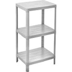 Carpe Kitchen 3 Katlı Modüler Dikdörtgen 29X38X71 cm Mutfak Rafı - Beyaz