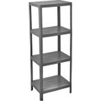 Carpe Kitchen 4 Katlı Modüler Dikdörtgen 29X38X100 cm Mutfak Rafı - Gri