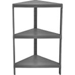 Carpe Kitchen Trend 3 Katlı Modüler Üçgen 34X46X71 cm Mutfak Rafı - Gri