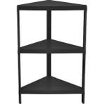 Carpe Kitchen Trend 3 Katlı Modüler Üçgen 34X46X71 cm Mutfak Rafı - Siyah