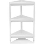 Carpe Kitchen Vesken 3 Katlı Modüler Üçgen Raf Ünitesi 33 x 44 x 71 cm Mutfak Rafı, Banyo Rafı - Beyaz