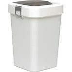 Carpex Optima Beyaz Çöp Kovası 8 L 22X22x28 Cm