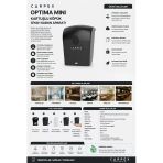 Carpex Optima Mini Kartuşlu Köpük Siyah Sabun Aparatı