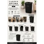 Carpex Optima Siyah Çöp Kovası 8 L