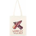 Çarpışan Kurşunlar Ham Bez Çanta - Renkli