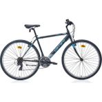 Carraro Active 280 28 Jant 21 Vites 49 cm V-Fren Şehir Bisikleti - Mat Siyah-Koyu-Mavi - Renk - Koyu Mavi