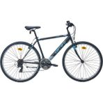 Carraro Active 280 V - 28 Jant 21'' Kadro Şehir Bisikleti - Mat Siyah / Koyu Gri Yeşil - Mat Siyah - Yeşil