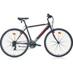 Carraro Active 280 V Fren 21 Vites 28 Jant Siyah Kırmızı 49 Kadro Şehir Bisikleti
