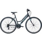 Carraro Active 282 - 28 Jant 16'' Kadro 21 Vites Şehir Bisikleti - Mat Siyah / Koyu Gri - Mor