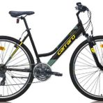 Carraro Active 292 28 JANT 21 VİTES V FREN Erkek Sehir Bisikleti 460H MAT SİYAH-AÇIK TURKUAZ-MERCAN(GREENWAY BİSİKLET)