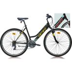 Carraro Active 292 V Fren 21 Vites 28 Jant Şehir Bisikleti Siyah-Turkuaz-Mercan 40 cm Kadro - Siyah - Turkuaz
