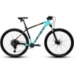 Carraro Bıg 2911 29" Jant 52 cm 11 Vites Turkuaz Siyah Sarı Dağ Bisikleti - Turkuaz - Siyah - Sarı