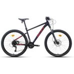 Carraro Crx 724 Erkek Dağ Bisikleti 400H Hd 27.5 Jant 24 Vites Karanlık Mor Kırmızı - Çok Renkli