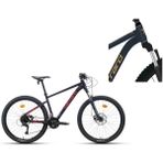 Carraro Crx 724 Erkek Dağ Bisikleti 440H Hd 27.5 Jant 24 Vites Parıltılı Lacivert Bronz - Çok Renkli