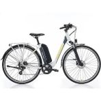 Carraro E-Lıne Ecomfort 2.1 Unısex Şehir Bisikleti 28 Jant 7 Vites Katlanamaz Mat Storm Gri Antrasit Sarı