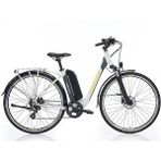 Carraro E-Lıne Ecomfort 2.1 Unısex Sehır Bısıkletı 520H Hd 28 Jant 7 Vıtes Mat Storm Grı Antrasıt Sarı