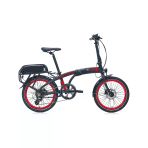 CARRARO E-LINE eGO 2.1 UNISEX KATLANIR BİSİKLET 285H HD 20 JANT 8 VİTES MAT SİYAH KIRMIZI GRİ