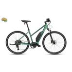 CARRARO E-SPORTIVE 6.7 KADIN ŞEHİR BİSİKLETİ 480H HD 28 JANT 9 V HD MAT MAVİ YEŞİL BUKALEMUN SİYAH B