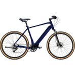 Carraro E-Sportive x Hidrolik Fren 28 Jant Elektrikli Şehir Bisikleti Lacivert-Turuncu 56CM - Lacivert - Turuncu