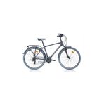 Carraro Elite 704 28 Jant 48 cm 21 Vites V-Fren Şehir Bisikleti Gri Krom siyah