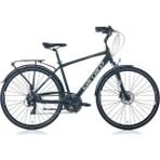 Carraro Elite 706 28 Jant 21 Vites 48 cm Hidrolik Fren Şehir Bisikleti - Mat Siyah-Gri-Krom - Renk