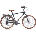 Carraro Elite 804 - 28 Jant 20'' 52CM ( L ) Kadro 24 Vites Şehir Bisikleti - Mat Turkuaz / Kahve Bakır - Çok Renkli