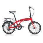 Carraro Flexi 106 20 Jant Katlanabilir Bisiklet Kirmizi Siyah Beyaz