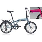 Carraro Flexi 106 V Fren 6 Vites 20 Jant Katlanır Bisiklet Fuşya Siyah Beyaz 32 Kadro