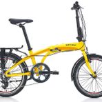 Carraro Flexi 107 20 jant 7 vites V fren Katlanır Bisiklet - SARI SİYAH KIRMIZI (GREENWAY BİSİKLET)