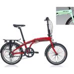 Carraro Flexi 108 20 Jant 8 Vites 32 cm V-Fren Katlanır Bisiklet - Açık-Yeşil-Siyah-Kırmızı - Açık Yeşil