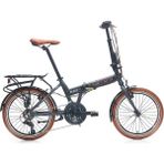 Carraro Flexi 121 Katlanır Bisiklet Mat Andrasit-Gri/sarı - Antrasit