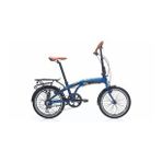 Carraro Flexi Comfort 320H V 20 Jant 8 Vites Mat Navy Mavi Parlak Siyah Bakır Mavi Katlanır Bisiklet