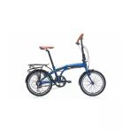 Carraro Flexi Comfort 320H V 20 Jant 8 Vites Mat Navy Mavi Parlak Siyah Bakır Mavi Katlanır Bisiklet