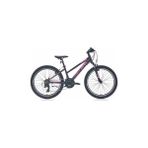 Carraro Force 401 24 Jant Full Shimano 21 Vites Kız Bisikleti Siyah Fuşya