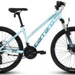 Carraro Force 621 Kadın Dağ Bisikleti 430H Hd 26 Jant 21 Vites Mat Cam Mavi Turuncu