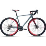 Carraro Gravel G0 28 jant 16 Vites M. Disk Fren 52 CM Gravel Bisiklet - Mat Antrasit, Siyah, Kırmızı