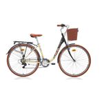 Carraro Juliana 26 V Fren 7 Vites 26 Jant Siyah Bej Kahve 43 Kadro Şehir Bisikleti