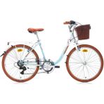 Carraro Juliana 28 Jant 430H Şehir Bisikleti Beyaz-Turkuaz-Kahverengi - Beyaz - Bej