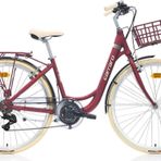 Carraro Julıet 28 Jant 430H 21-V Vb Şehir Bisikleti Mat Kırmızı