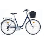 Carraro Julıo 28" 21-V Vb Metalik Mavi-Gümüş 43CM Şehir Bisikleti