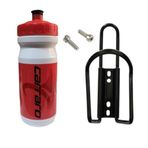 Carraro Kırmızı 600 ml Matara ve Matara Kafesi Seti