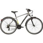 Carraro LAPIERRE TREKKING 1.0 ERKEK ŞEHİR BİSİKLETİ V 410H 28 JANT 21 VİTES GRİ LİME YEŞİL SİYAH